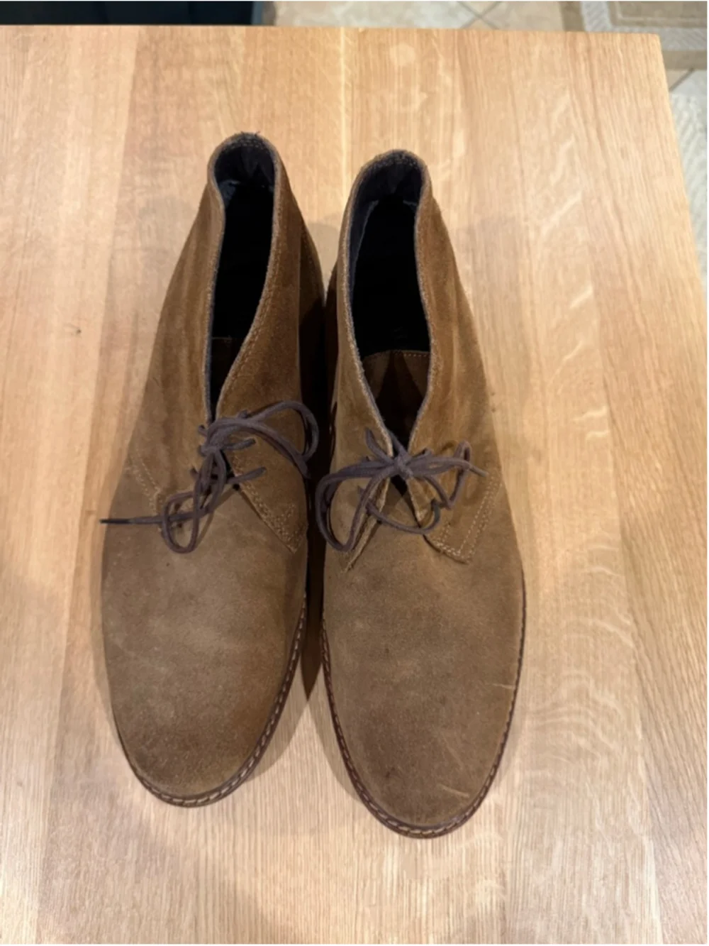 Men's Alfani Brown Suede Chukka Boots Size 11